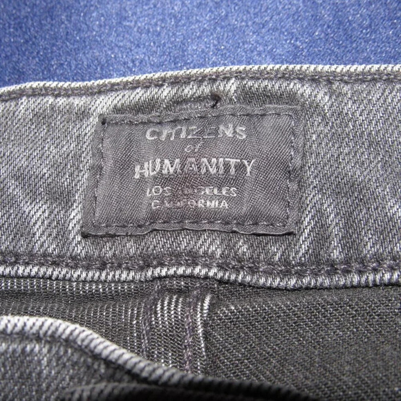 NWT CITIZENS OF HUMANITY Rocket Mid-Rise Skinny Black Jeans Size 30 - Picture 5 of 7